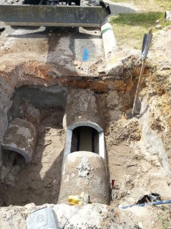 Locating underground concrete and steel water pipes in Morley