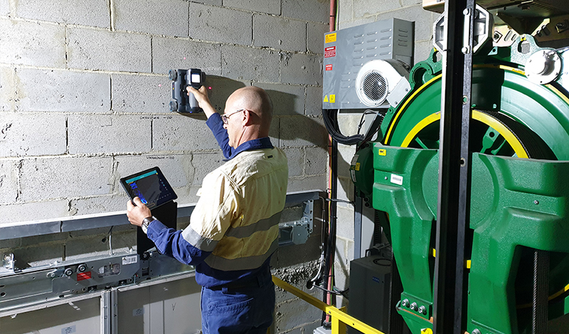  Concrete Scanning - Lift Shaft Wall